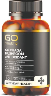 NEW-GO-Healthy-GO-Chaga-Mushroom-Antioxidant-60-VegeCapsules on sale