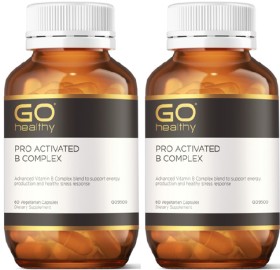 GO+Healthy+GO+Pro+Activated+B+Complex+60+VegeCapsules