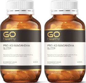 GO-Healthy-GO-Pro-Ashwagandha-Sleep-60-VegeCapsules on sale