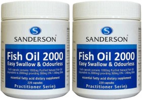 Sanderson+Fish+Oil+2000+220+Capsules