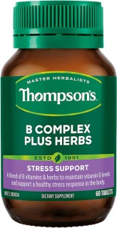 Thompson%26rsquo%3Bs+B+Complex+Plus+Herbs+60+Tablets