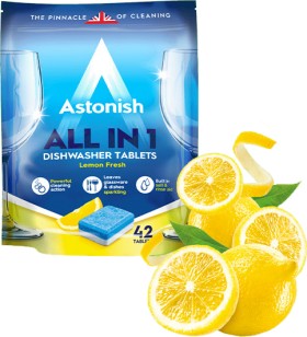 Astonish+All+in+1+Dishwasher+Tablets+Lemon+Fresh+42+Tablets