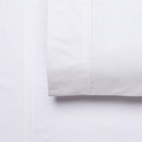 White-Home-Organic-Cotton-Sheet-Set on sale