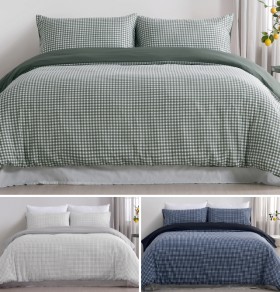 Emerald+Hill+Gingham+Soft+Touch+Duvet+Cover+Sets