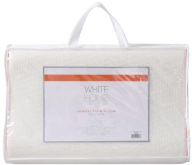 40%25+off+White+Home+Memory+Foam+Contour+Pillow