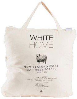 40%25+off+White+Home+New+Zealand+Wool+Mattress+Toppers