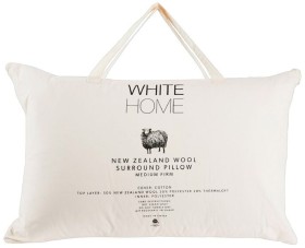 40%25+off+White+Home+NZ+Wool+Surround+Pillow