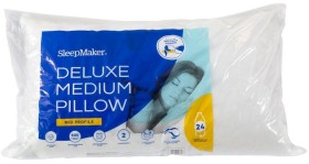 SleepMaker-Deluxe-Medium-Pillow on sale