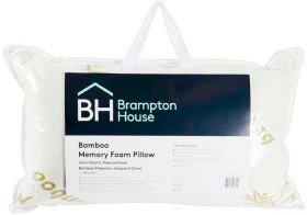 Brampton+House+Bamboo+Memory+Foam+Pillow