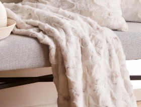 Bouclair+Faux+Fur+Throws