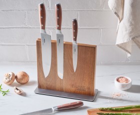 NEW+Culinary+Co+by+Manu+6+Piece+Kitchen+Knife+Block+Set