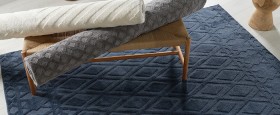 KOO+Diamond+Knitted+Polyester+Rug+160+x+230cm