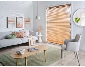 45mm-Golden-Oak-Timber-Venetian-Blinds on sale