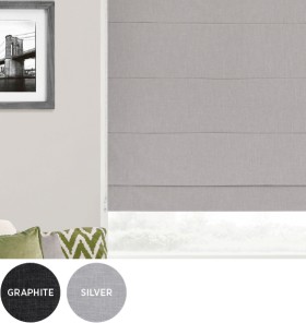 Saville-Blockout-Roman-Blind on sale