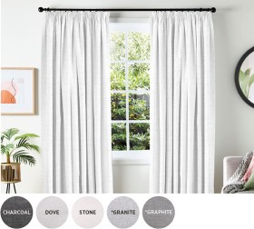 40%25+off+Neutrals+Blockout+Pencil+Pleat+Curtains