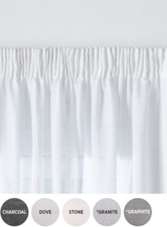 40%25+off+Neutrals+Sheer+Pencil+Pleat+Curtains