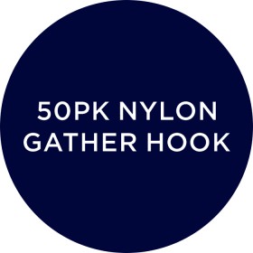 50-Pack-Nylon-Gather-Hooks on sale