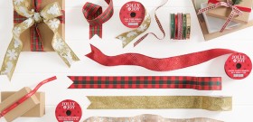 NEW+Christmas+Ribbons+By+The+Spool