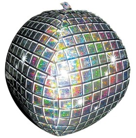 Spartys+Hologram+Disco+Ball+Balloon+38cm