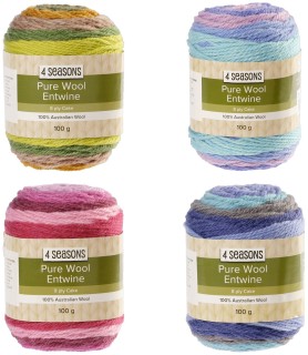 4-Seasons-Pure-Wool-Entwine-Print-100g on sale