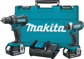 Makita+18V+2+Pce+Drill+Driver+%26amp%3B+Impact+Driver+Kit