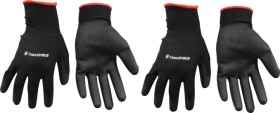 ToolPRO-Polyurethane-Dipped-Gloves-Black on sale