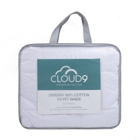 Cloud+9+200gsm+100%25+Cotton+Duvet+Inners