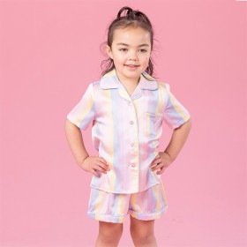 Kids-Satin-Multi-Striped-PJ-Set on sale