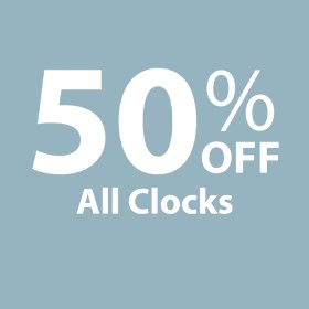 50-off-All-Clocks on sale