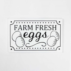 Farmers+Market+Fresh+Eggs+Tin+Wall+Art