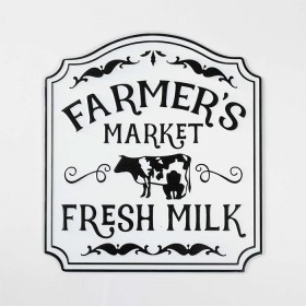 Farmers+Market+Fresh+Milk+Tin+Wall+Art