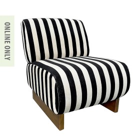 Calah+Striped+Chair