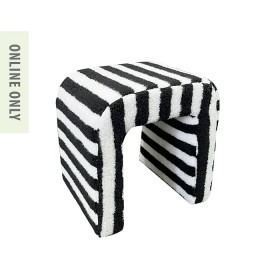 Jules-Striped-Stool on sale