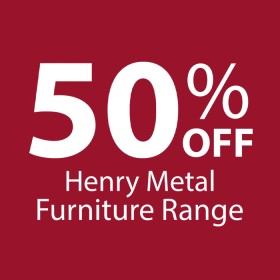 50%25+off+Henry+Metal+Furniture+Range