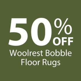 50%25+off+Woolrest+Bobble+Floor+Rugs