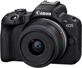 Canon+EOS+R50+Mirrorless+Camera+with+18-45mm+Lens