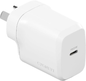 Cygnett+PowerPlus+20W+Single+Port+USB-C+Wall+Charger