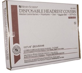 10-off-Henry-Schein-Disposable-Headrest-Covers-Box-250-Polyethylene on sale