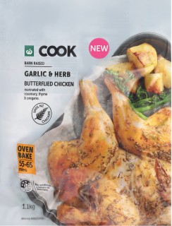 Woolworths+Cook+Butterflied+Chicken+1.1kg+Garlic+%26amp%3B+Herb%2C+Firecracker+or+Coconut+Curry