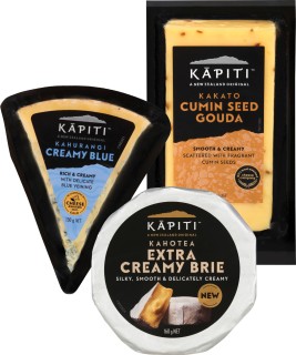 Kapiti+Kikorangi%2C+Kahurangi+Blue%2C+Gouda+or+Extra+Creamy+Brie+125-160g