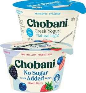 Chobani+Greek+Yogurt+Pot+160g+or+No+Sugar+Added+150g