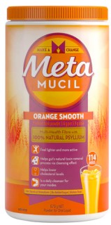 Metamucil+Multi-Health+Fibre+with+100%25+Psyllium+Natural+Psyllium+Orange+Smooth+114D