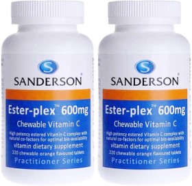 Sanderson+Ester-Plex+600mg+Orange+Chewable+220+Tablets