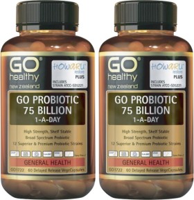 GO+Healthy+GO+Probiotic+75+Billion+1-A-Day+60+VegeCapsules