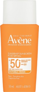 NEW+Avene+Sunsitive+Sunscreen+Fluid+SPF50%2B