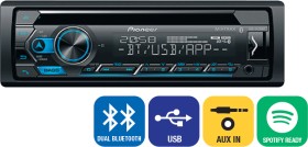 Pioneer+CD%2C+USB+%26amp%3B+Dual+Bluetooth%26reg%3B+Head+Unit