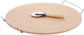 Brava-by-Stevens-Pizza-Stone-with-Knife on sale