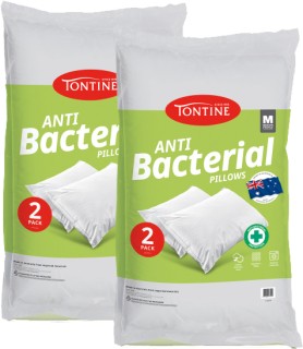 Tontine+Anti-Bacterial+Twin+Pack+Pillow