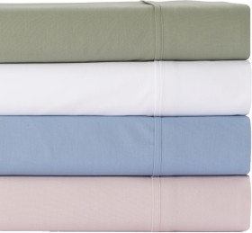 White-Home-Organic-Cotton-Sheet-Set on sale