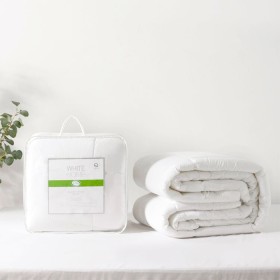 40%25+off+White+Home+Ultra+Fresh+Duvet+Inner